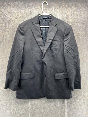 Brooks Brothers 346 Suit Jacket Mens Large 43R Gray Pinstripe Wool Stretch